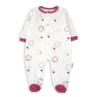 Pijama pelele bebe manga larga abierto delante. Baby Bol