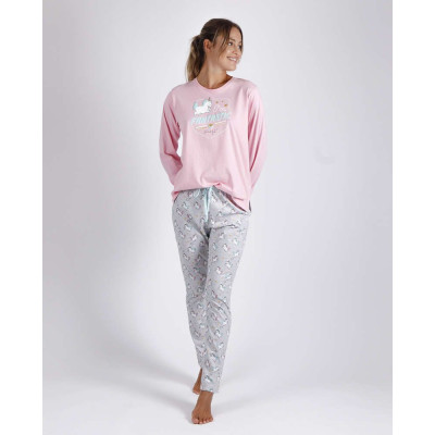 Pijama verano Mujer | 56718-0 | color rosa