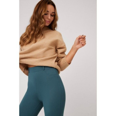 YSABEL MORA - Leggings jaspe green