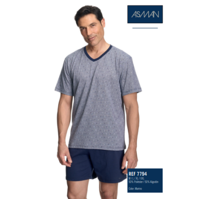 PIJAMA CABALLERO VERANO ASSMAN