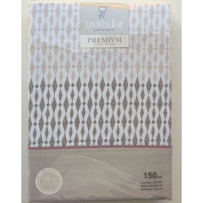 Juego Sábanas Coralina Premium Trovador