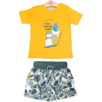 BABY-BOL - Conjunto 2 Piezas Niño Baby-Bol Oso Hombre