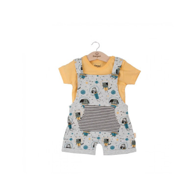 Peto + Camiseta Algodón Astronautas Babybol 130223