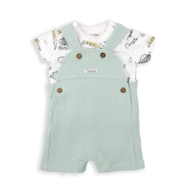 Conjunto peto Babybol verde agua