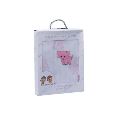 Muselina 120×120 modelo ELEFANTE