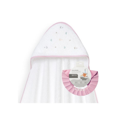 Capa de Baño Estrella Luna Multicolor + Gorro de Interbaby