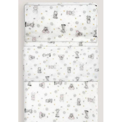 Sábana coralina estampado koala