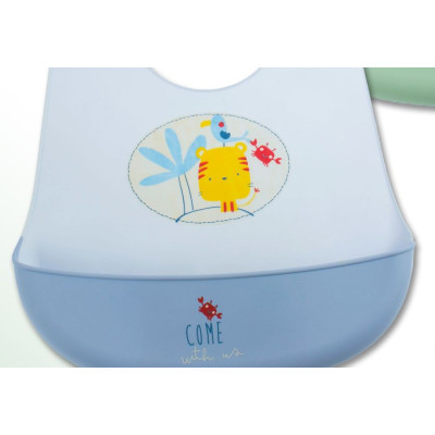 Babero silicona Gamberritos ESTAMPADO