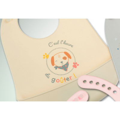 Babero silicona Gamberritos ESTAMPADO