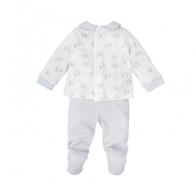 CONJUNTO POLAINA BEBE NIÑO PRADERA
