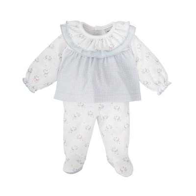 CONJUNTO POLAINA BEBE NIÑA PRADERA