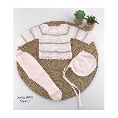 Conjunto bebe lana