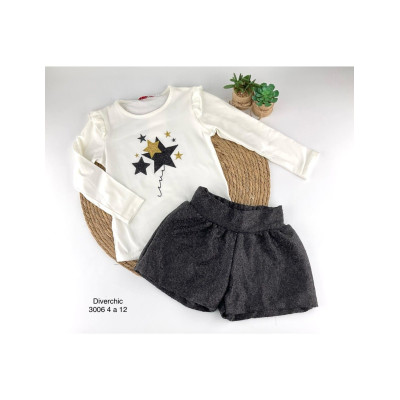 CONJUNTO NIÑA BRILLI DIVIERCHIC 3006