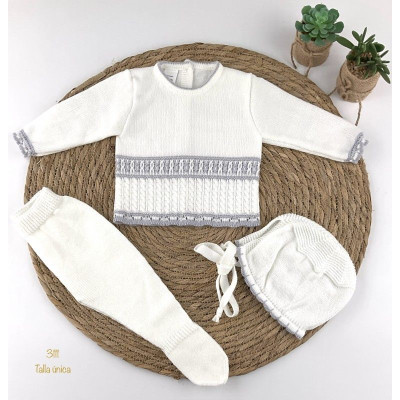 Conjunto bebe lana