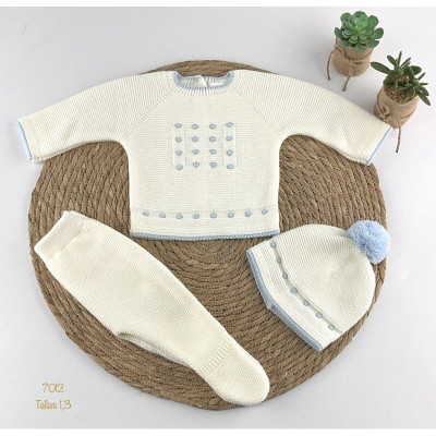 Conjunto bebe lana