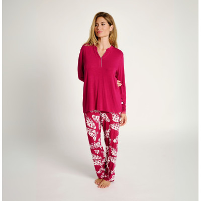 Pijama viscosa muydemi Stripes y Butterflies