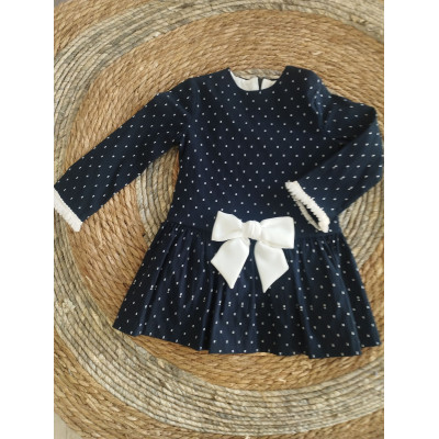 Vestido niña lazo