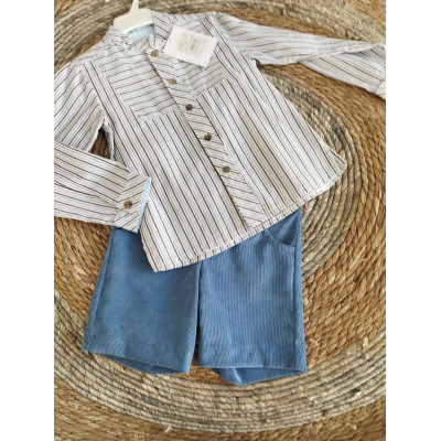 Conjunto pantalon corto y camisa