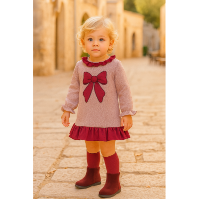 VESTIDO NIÑA ALMA LAZO 7035