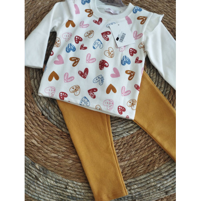 Conjunto  BB corazones