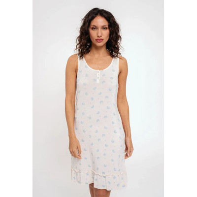 Camisón mujer estampado detalle volante | MUYDEMI