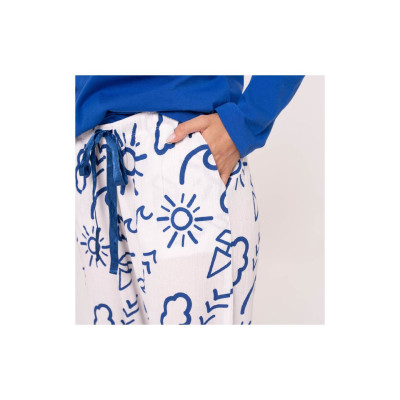 Pijama señora muydemi manga larga