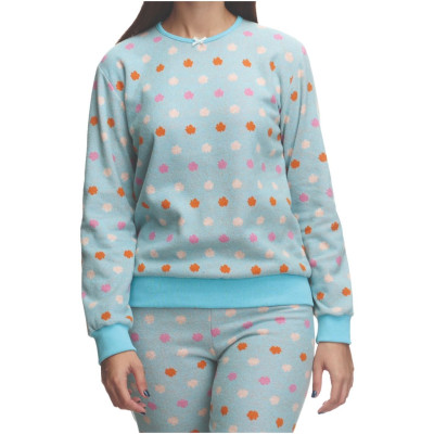 Pijama mujer even nubes de colores.