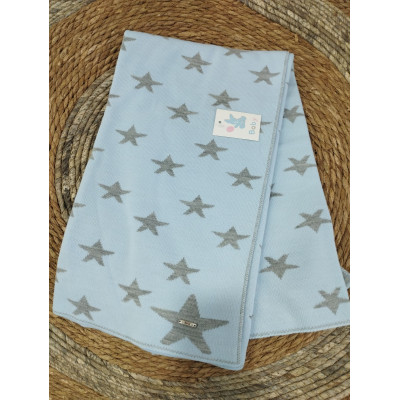 Toquilla bebe estrellas reversible