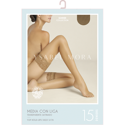 Media con liga de blonda