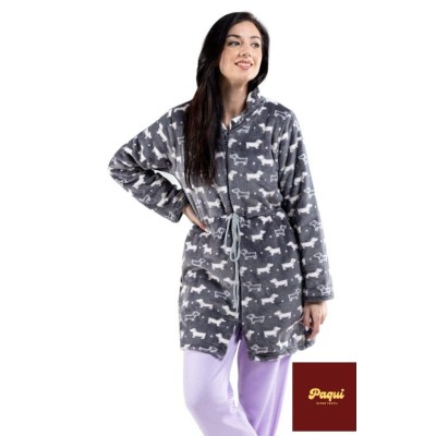 Bata mujer de coralina con cremallera 2791 marca LIN