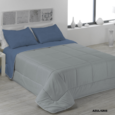 Edredón Nórdico Bicolor SAMANTA Liso Reversible