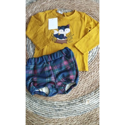 Conjunto bebe ardilla