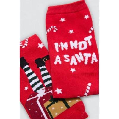 Pack 2 calcetines mujer Navidad