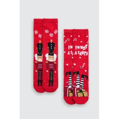 Pack 2 calcetines mujer Navidad