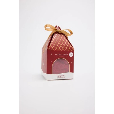 Braga alta encaje rojo