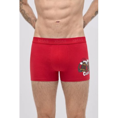 Bóxer hombre estampado navideño