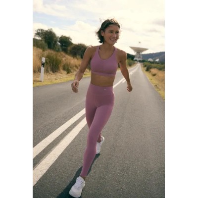Leggings deportivos Compressive efecto push-up rosa