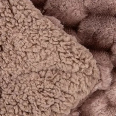 MANTA PLAID DEGRADE KARAMELO