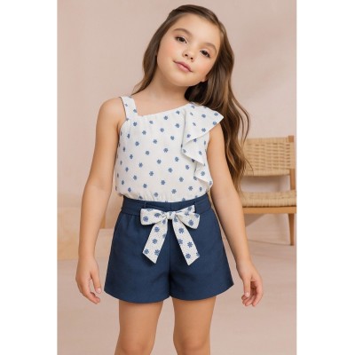 CONJUNTO NIÑA DIVERCHIC FLORECITAS