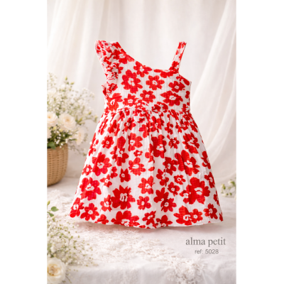 VESTIDO NIÑA AMAPOLAS ALMA