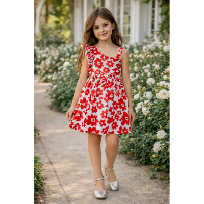 VESTIDO NIÑA AMAPOLAS ALMA