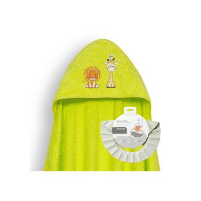 CAPA BAÑO 1X1 LEON JIRAFA PAJARITO Y GORRO