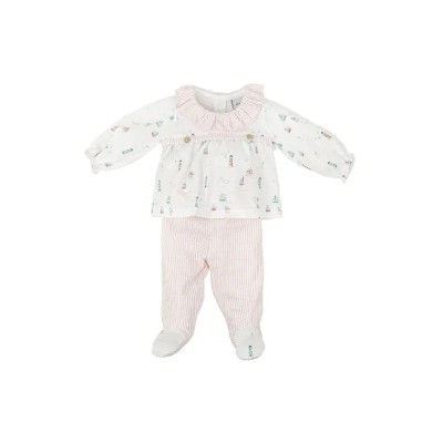 Conjunto Polaina Bebe Niña Mirada De Babidu