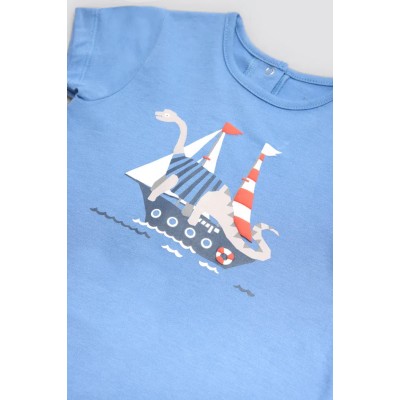 Pelele bebe manga corta