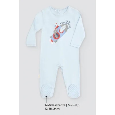 Pelele bebe manga larga