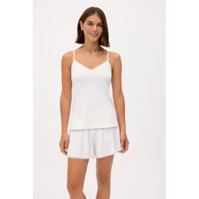 Pijama tirantes negro encaje