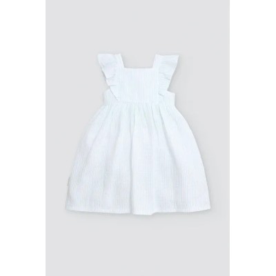 Vestido bebé sin mangas estampado rayas