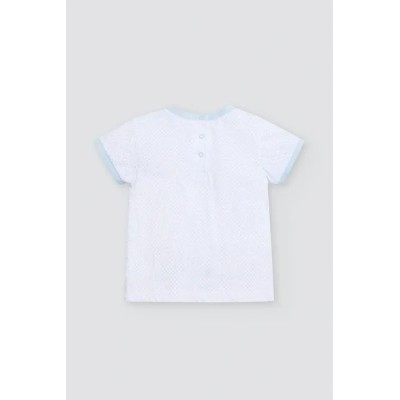 Conjunto bebé manga corta estampado oso