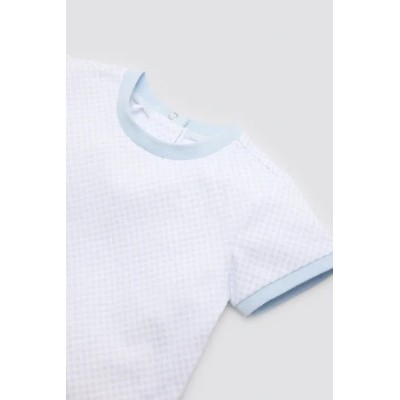 Conjunto bebé manga corta estampado oso