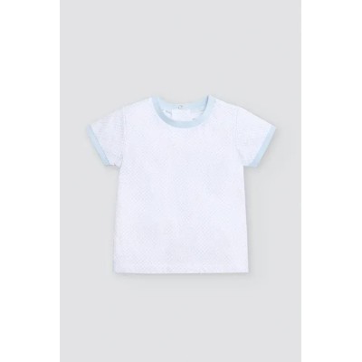 Conjunto bebé manga corta estampado oso